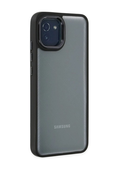 Samsung Galaxy A03 Kılıf Dora Kapak - Siyah Diğer