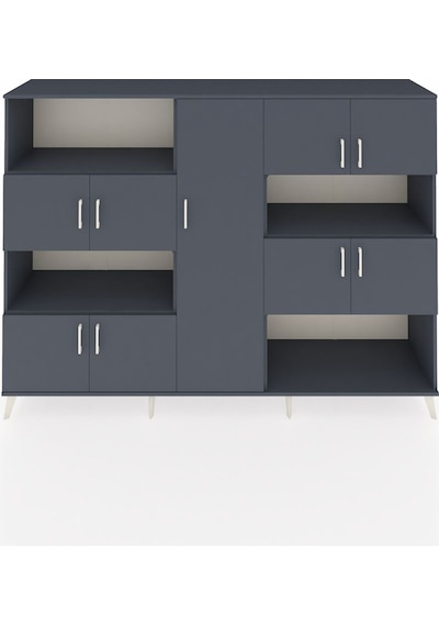 Hyperion Dolap 10 Raflı 9 Kapaklı 220x44x163 Antrasit-antrasit Antrasit-antrasit Hyperion Dolap 10 Raflı 9 Kapaklı 220x44x163 Antrasit-antrasit Antrasit-antrasit