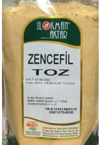 Lokman Aktar Toz Zencefil 250 G
