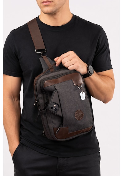 Westbag El Omuz Çapraz Askılı Ve Göğüs Çantası Bodybag Antrasit