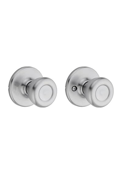 Updated Packaging, Satin Chrome - Kwikset 92001-514 Tylo Hall & Closet Knob İn Satin Chrome