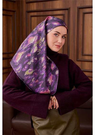 Silk Home Twill İpek Eşarp 11492-10 Mor