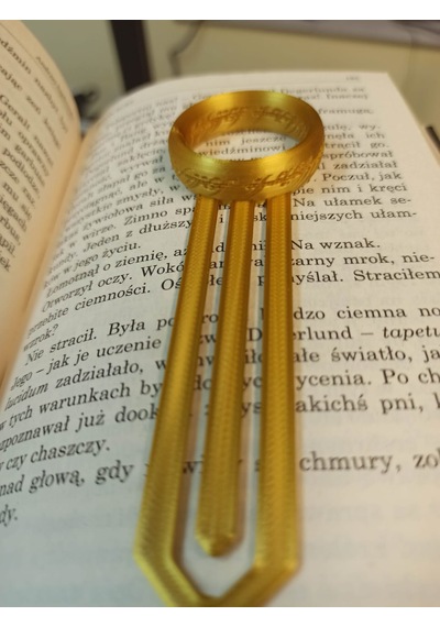 Yüzük Tasarımlı Kitap Ayracı Zarif Ve Fantastik Dokunuş