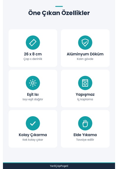 Atom Model Kek Kalıbı - Alüminyum Döküm - Göbekli 26 Cm Çok Renkli