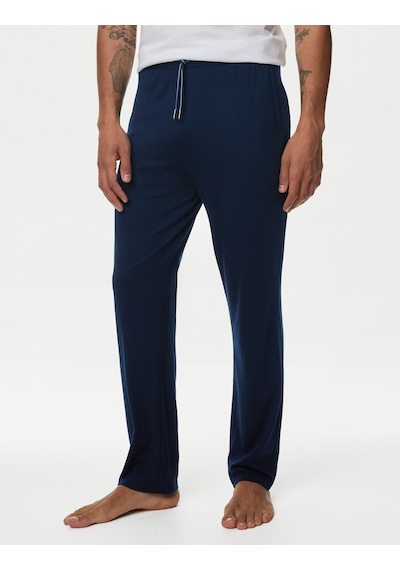 Marks & Spencer Supima Cotton Pijama Altı Lacivert
