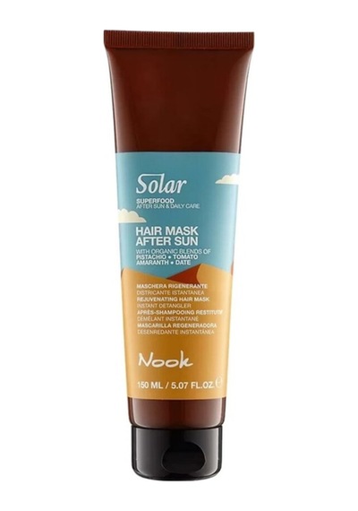 Nook Solar Superfood Güneş Sonrası Onarıcı Canlandırıcı Ve Ferahlatıcı Etkili Saç Bakım Maskesi 150ml