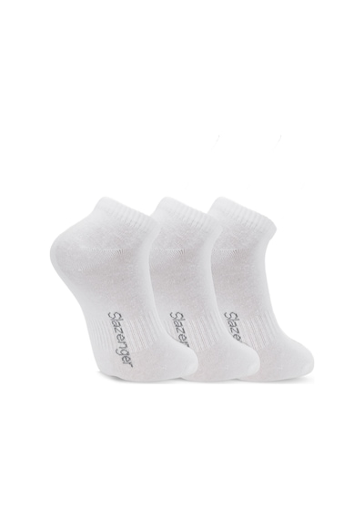 Slazenger Jadıra 3 Lü Erkek Beyaz Çorap Beyaz
