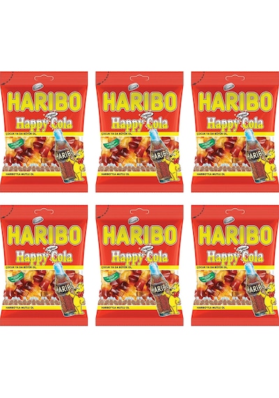 Haribo Happy Cola 6 x 80 G