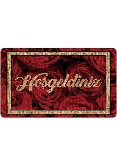 Evaşk Kapı Önü Paspası Vinil Kaymaz Tabanlı 45 X 70 Evaşkdm10123