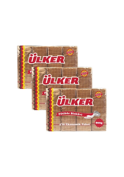 Ülker Pötibör Bisküvi 800 Gr X 3 Adet