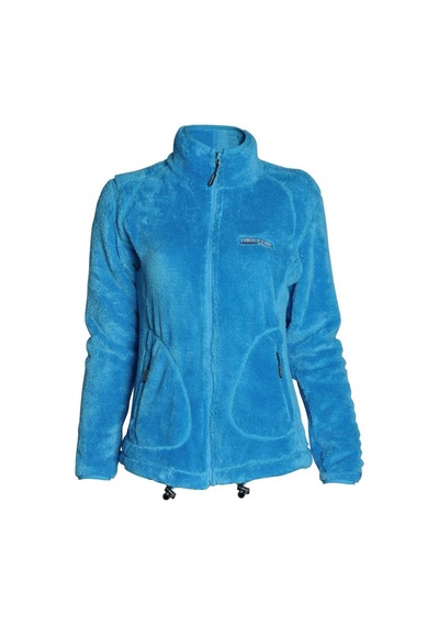 FreeCamp Kadın Full Zipper Welsoft Fleece Polar-TURKUAZ Turkuaz