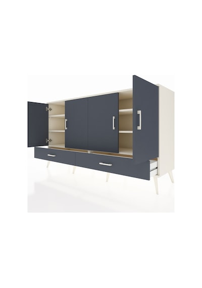 Hyperion Konsol 6 Raflı 2 Çekmeceli 4 Kapaklı 176x44x99 Aytaşı-an Aytaşı-antrasit Hyperion Konsol 6 Raflı 2 Çekmeceli 4 Kapaklı 176x44x99 Aytaşı-an Aytaşı-antrasit