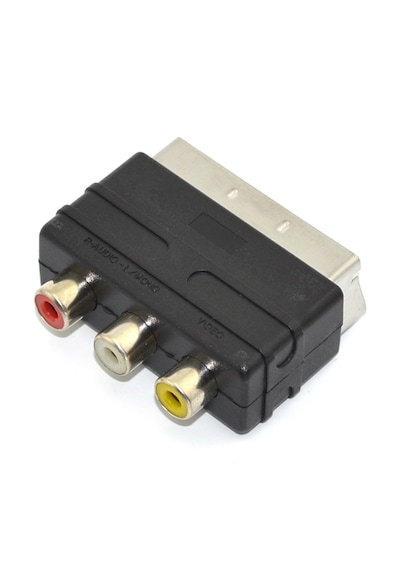 Alfais 4814 Scart To Rca Skart Tos Av Çevirici Dönüştürücü Adaptör