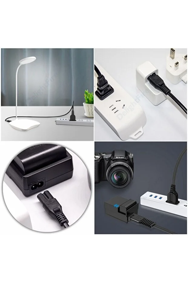 3 Metre C7 Güç Kablosu Ps2/ps3/ps4/xbox One S/radyo/tv Işıldak Uyumlu 3m Power Elektrik Kablosu
