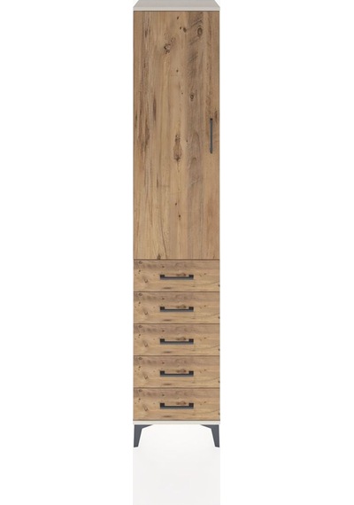 Hyperion Dolap 3 Raflı 5 Çekmeceli Tek Kapaklı 44x44x221 Aytaşı-çam Aytası Hyperion Dolap 3 Raflı 5 Çekmeceli Tek Kapaklı 44x44x221 Aytaşı-çam Aytası