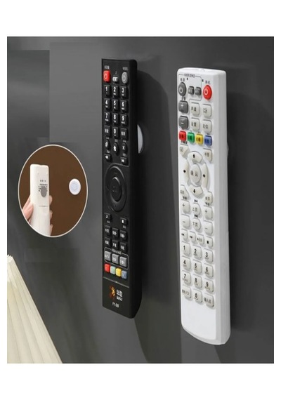 Tineke 2 Adet Mıknatıslı Çok Amaçlı Kumanda Modem Ve Telefon Tutu Beyaz