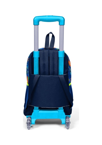 Coral High Kids Saks Grafiti Desenli Üç Bölmeli Çekçekli Okul Sırt Çantası 23967