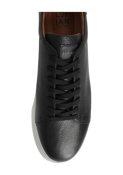 Lufian Tommy Erkek Deri Sneaker Ayakkabı - Siyah 111230187100100 Siyah