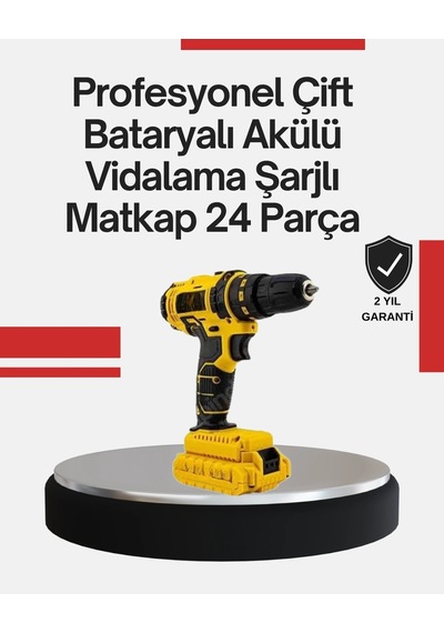 Ergonomik Tasarımlı 12v Matkap 2 Vitesli, Led Aydınlatmalı Ve Dayanıklı Çok Renkli