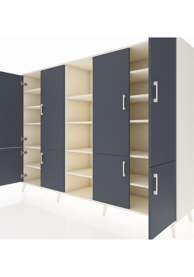 Hyperion Dolap 14 Raflı 8 Kapaklı 220x44x163 Aytaşı-antrasit/ayta Aytaşı-antrasit/aytaşı Hyperion Dolap 14 Raflı 8 Kapaklı 220x44x163 Aytaşı-antrasit/ayta Aytaşı-antrasit/aytaşı