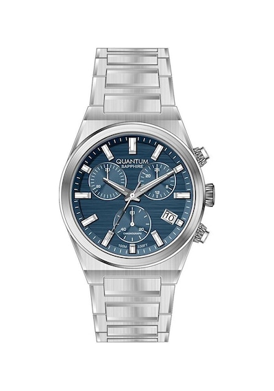 Quantum Pwg1290.390 Quartz Çelik Gri Safir 10 Atm 41mm Erkek Kol Saati