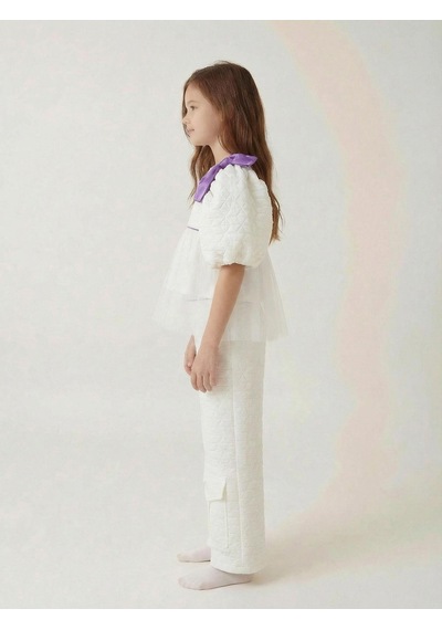 Xo Kids Kız Çocuk Alt Üst Takım 6-14 Yaş 5004 Beyaz