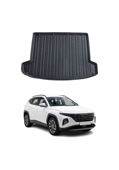 Hyundai Tucson Elite / Comfort / Prime 2021+ Uyumlu Araca Özel Kauçuk Tpe Bagaj Havuzu Siyah