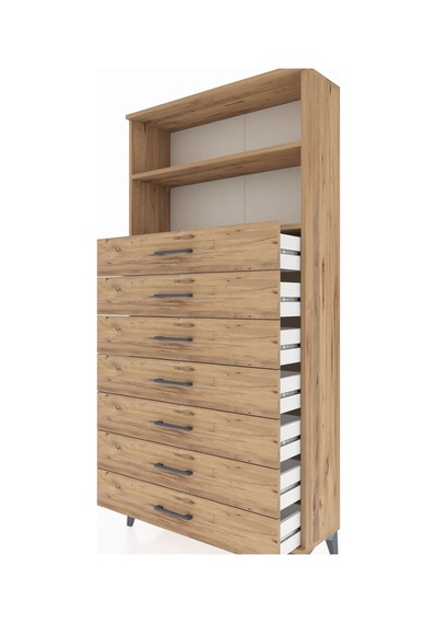 Arges Dolap 2 Raflı 7 Çekmeceli 88x30x182 Çam-çam Çam Arges Dolap 2 Raflı 7 Çekmeceli 88x30x182 Çam-çam Çam