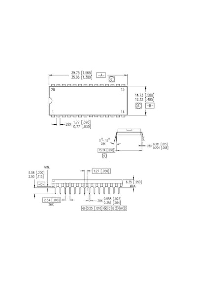 Ir2132 Dıp-28 3 Faz Mosfet Sürücü Entegresi