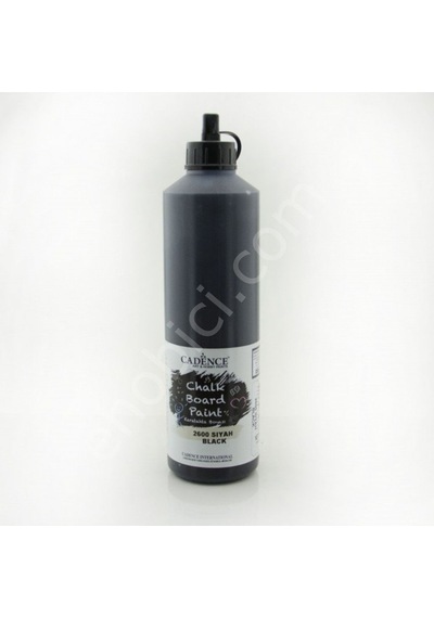 Cadence Kara Tahta Boyası - 2600 Siyah - 750Ml