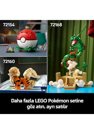 LEGO® Pokémon™ Munchlax 72150 - Yetişkinler için Aksesuarlar İçeren Yaratıcı Koleksiyonluk Model Yapım Seti (757 Parça)