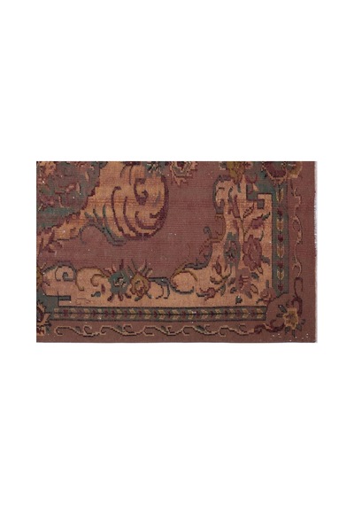 El Dokuması Vintage Yün-pamuk Naturel Halı 27404 175 X 275 Cm Çok Renkli