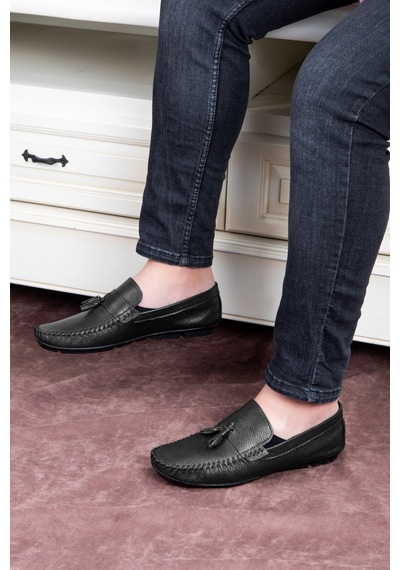 Noble Hakiki Deri Erkek Günlük Ayakkabı, Rok Loafer Ayakkabı