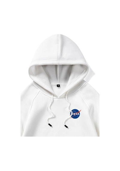 Altamira Unisex Nasa Baskılı Oversize Kapşonlu Sweatshirt 001