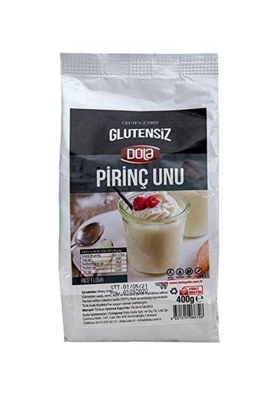 Glutensiz Pirinç Unu 400 Gr 0.25 KG