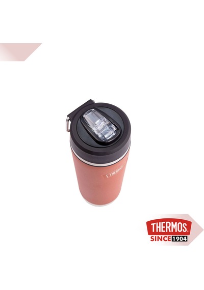 Thermos Icon Serisi Paslanmaz Çelik Pipetli Termos 0.71 L Turuncu