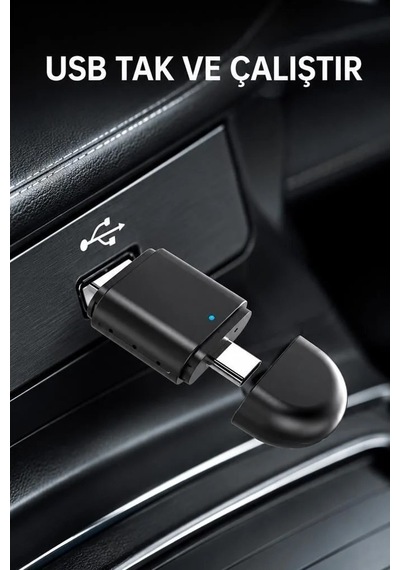 Premium Cihazı Otomobil Kablosuz Mini Araç Multimedya Dönüştürücü Adaptör Tab06 2ın1 Diğer