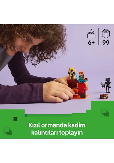 LEGO® Minecraft® Nether Lav Savaşı 21266 - 6 Yaş ve Üzeri Macera Oyunları Seven Çocuklar için Yaratıcı Oyuncak Yapım Seti (99 Parça) LEGO® Minecraft® Nether Lav Savaşı 21266 - 6 Yaş ve Üzeri Macera Oyunları Seven Çocuklar için Yaratıcı Oyuncak Yapım Seti (99 Parça)