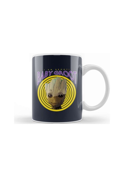Guardians Of The Galaxy Baby Groot I Am Retro Groot Kupa Bardak Porselen Karışık
