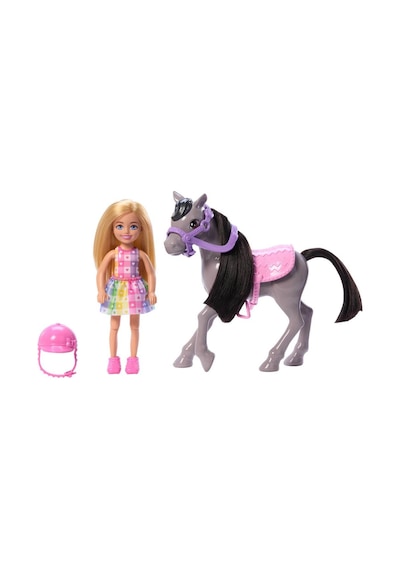Mattel Barbie Chelsea Bebek Ve Midilli Figür Seti Htk29