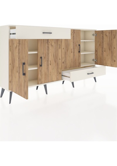 Arges Konsol 5 Raflı 2 Çekmeceli 4 Kapaklı 176x30x99 Aytaşı-çam/a Aytaşı-çam/aytaşı Arges Konsol 5 Raflı 2 Çekmeceli 4 Kapaklı 176x30x99 Aytaşı-çam/a Aytaşı-çam/aytaşı