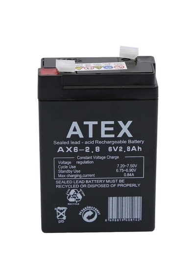 Ers Atex Ax6-2.8 6v 2.8ah Akü