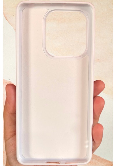 Redmi Note 14 4g Yıldız Tozu Premium Beyaz Silikon Kılıf