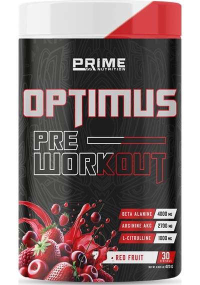 Prime Nutrition Optimus Pre-workout 420 Gram - Red Fruit
