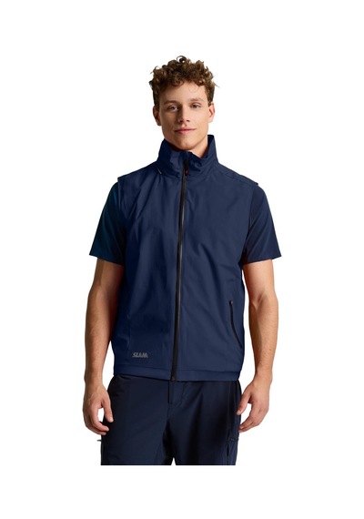 Slam Slam Crew Vest Erkek Mavi Yelek W13 Lacivert