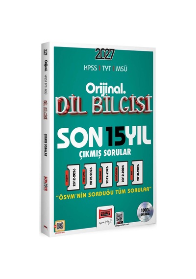 Yargı Yayınları 2027 Kpss Tyt Msü Orijinal Dil Bilgisi Son 15 Yıl Çıkmış Sorular