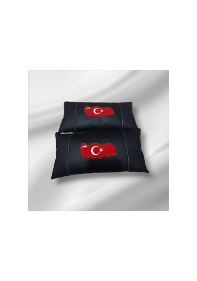 Boyun Yastığı Derili Türk Bayrağı Dikişli - 639001877 Diğer