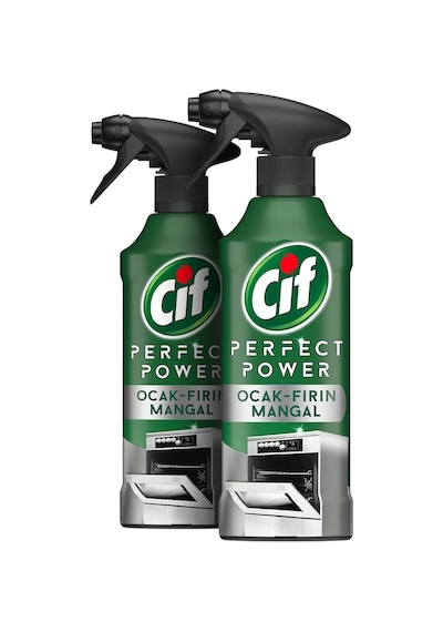 Cif Perfect Power Ocak Fırın Mangal Temizleyici Sprey 2 x 435 ML