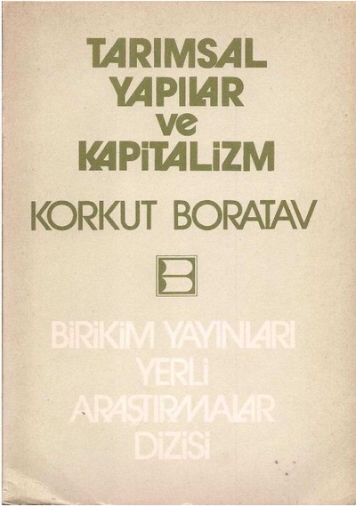 Tarımsal Yapılar Ve Kapitalizm