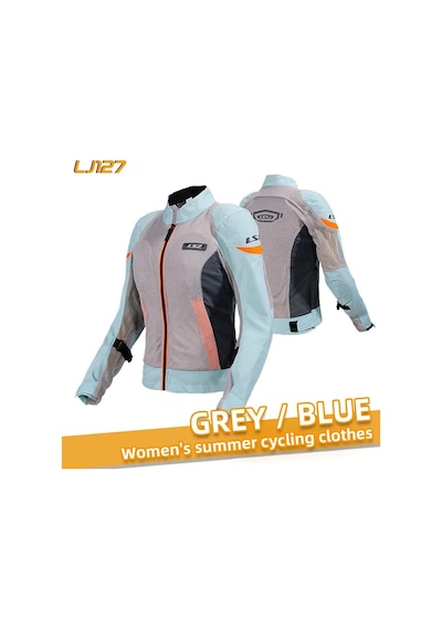 Kadın Yazlık Motosiklet Montu Ls2 Mj127 Ce Korumalı Sürüş Ceketi, Nefes Alan